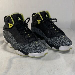 Air Jordan Men’s Jordan 6 Rings ‘Venom Green’ Sneakers